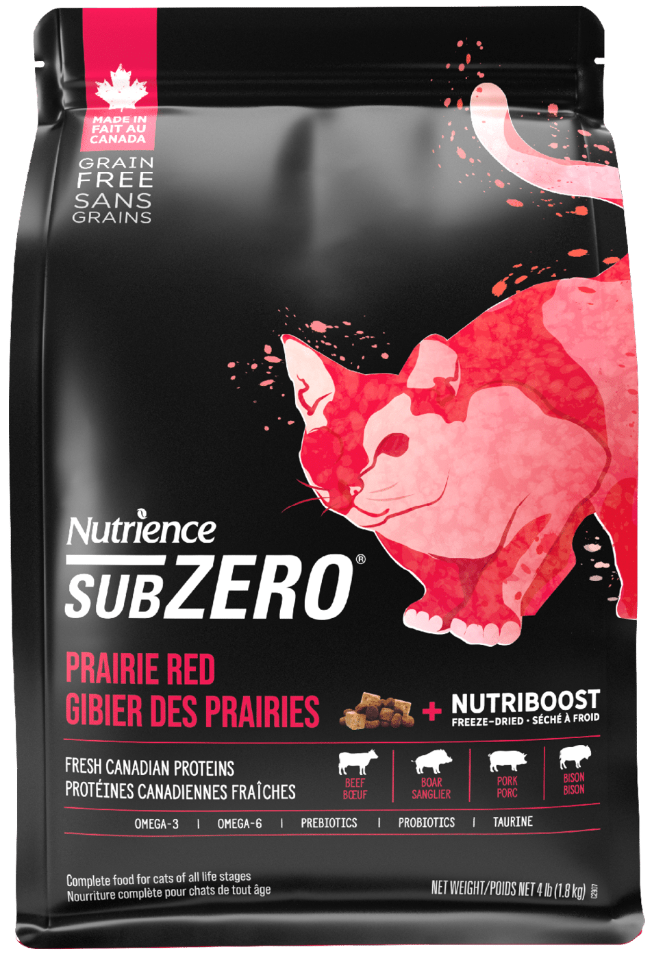 Nutrience GF SZ Prairie Red Cat 4.5kg