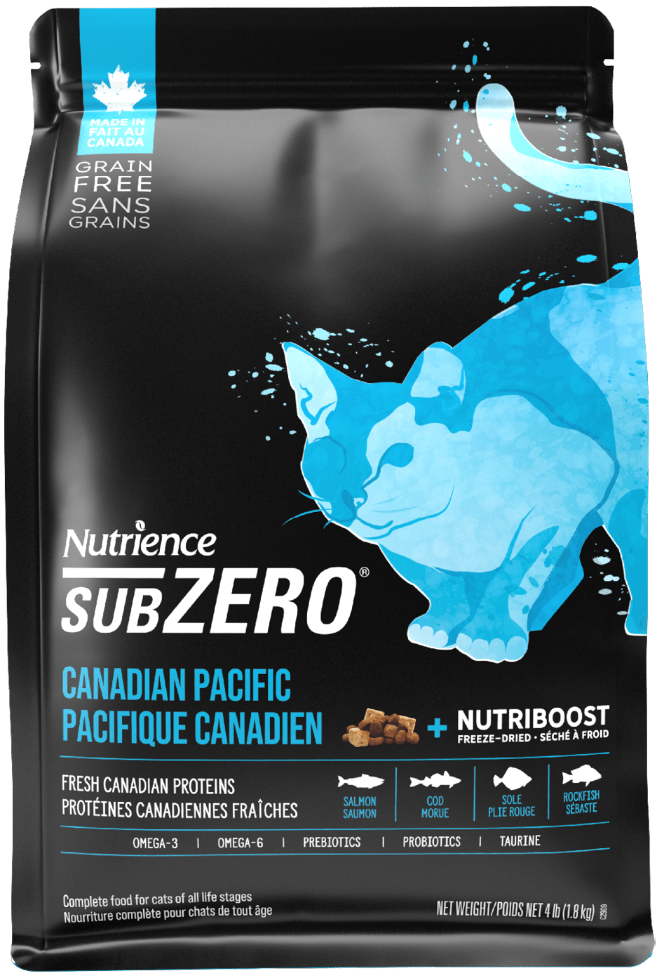 Nutrience GF SZ Canadian Pacific Cat 4.5kg