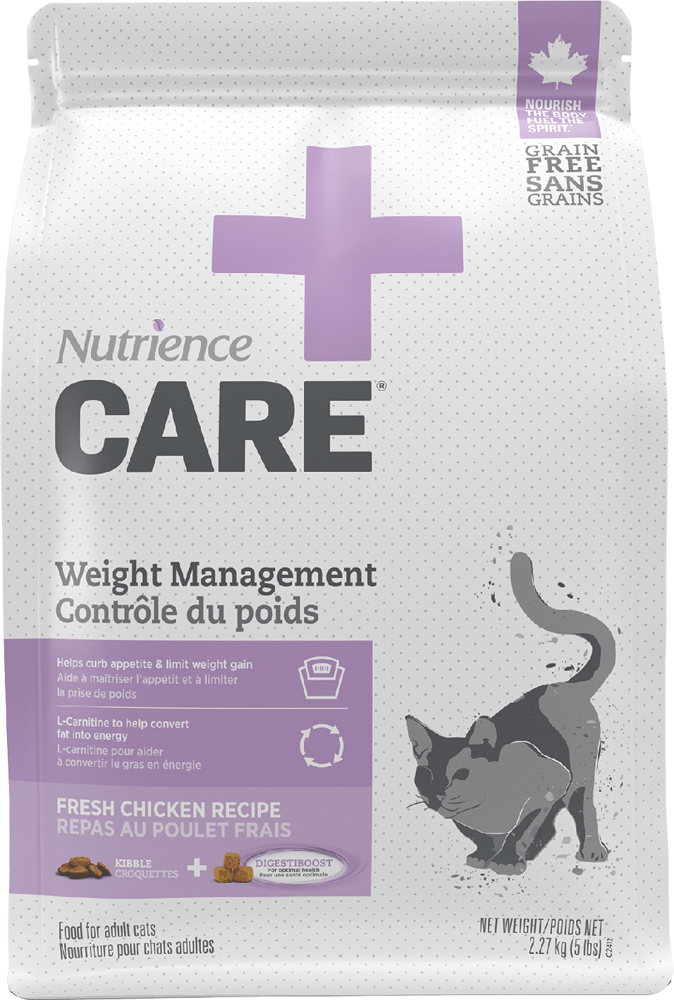 Nutrience Care Weight Management Cat Food 2.27kg