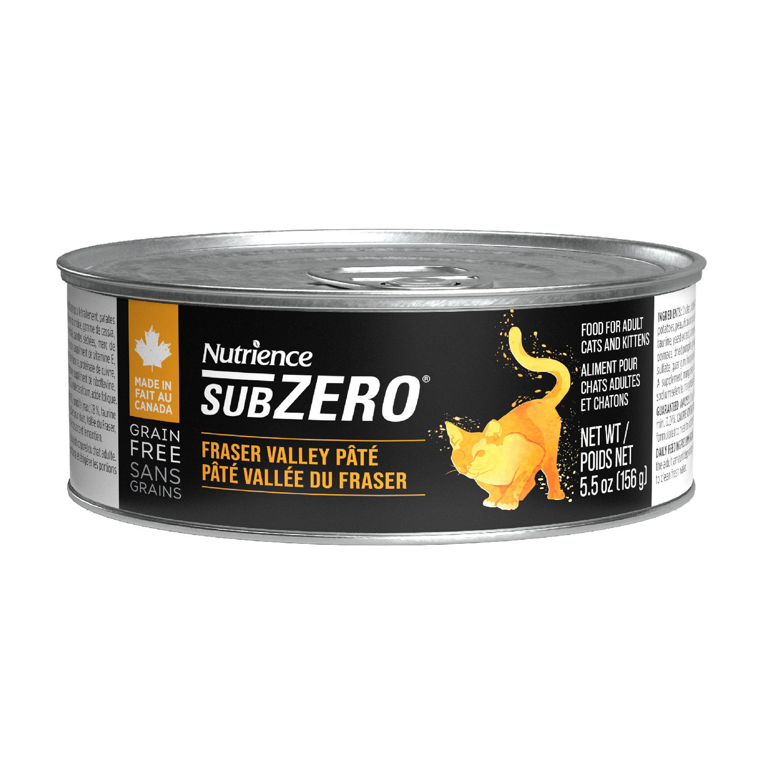 Nutrience SZ Fraser Valley Pate Canned Cat Food 156g