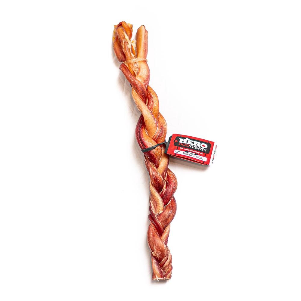 Braided Bully Stick 12&quot;