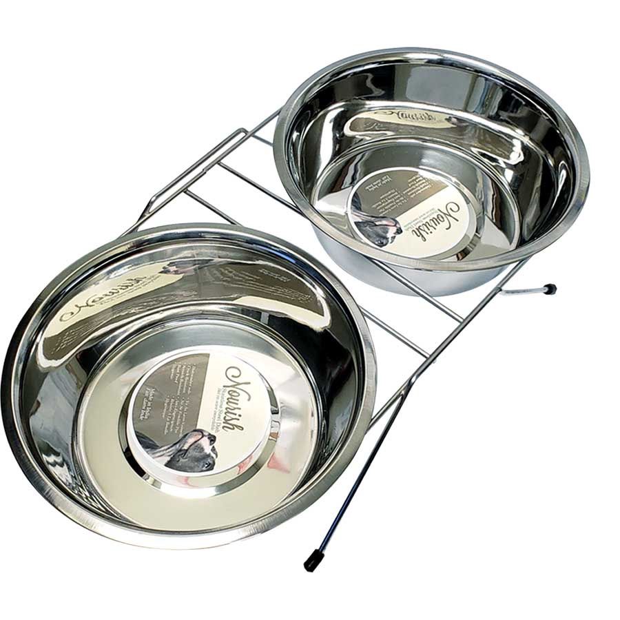 SS Double Diner Rack 2x56oz