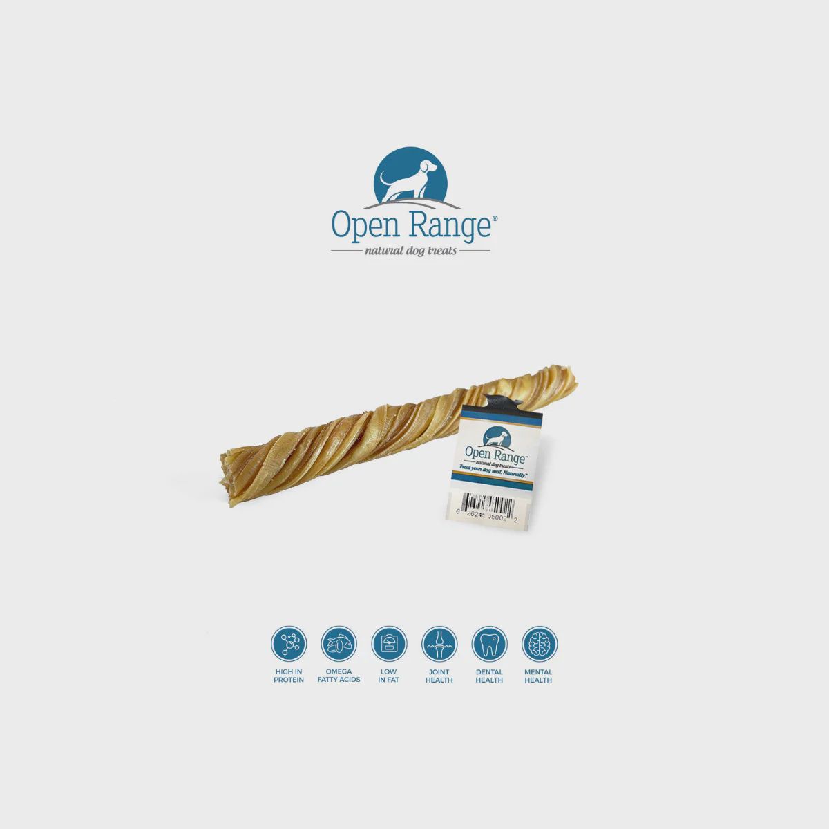 Open Range Beef Tripe Twist 5"