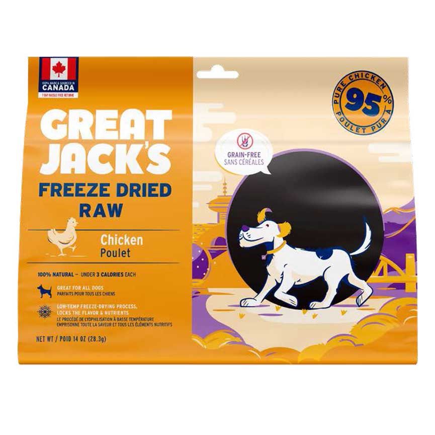 Great Jacks Freeze Dried Raw Chicken 396g