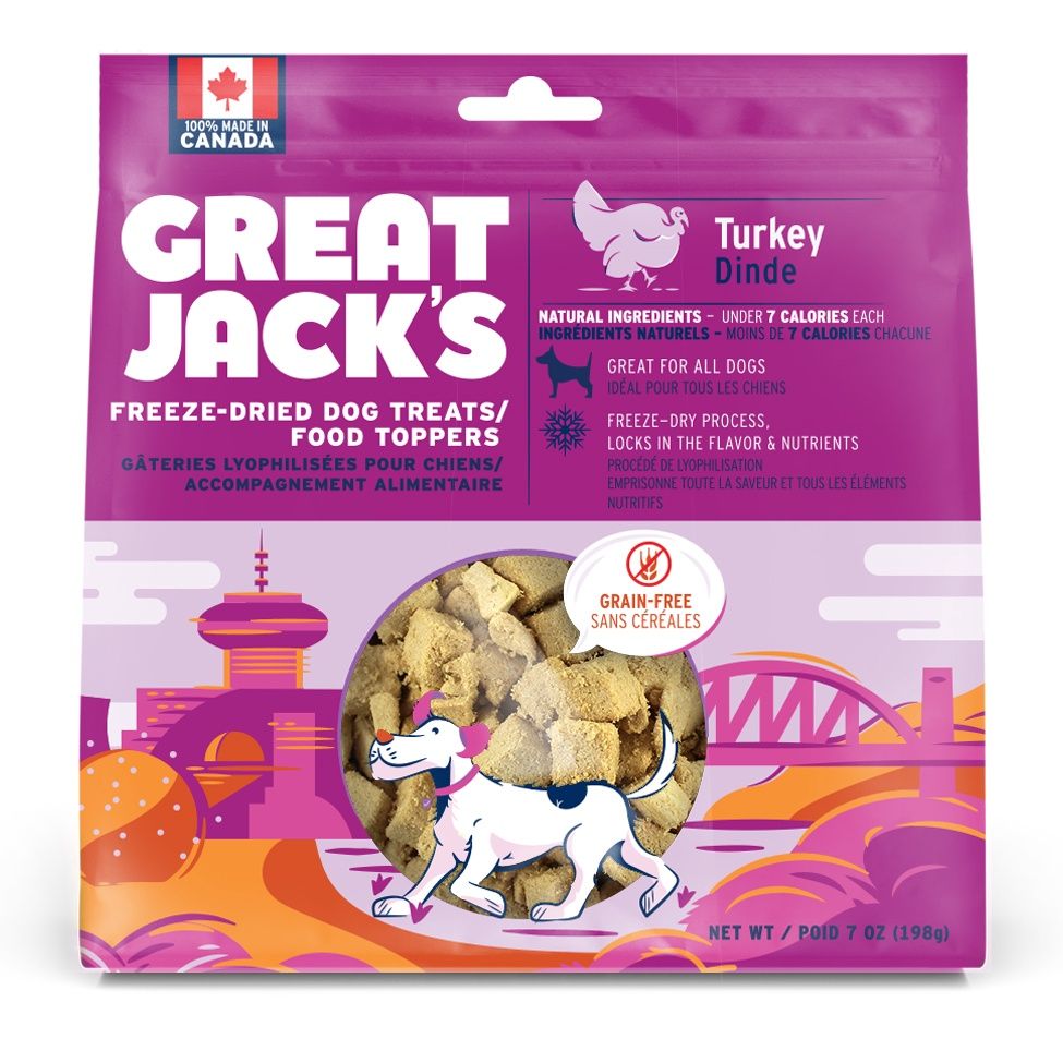 Great Jacks Freeze Dried Raw Turkey 396g