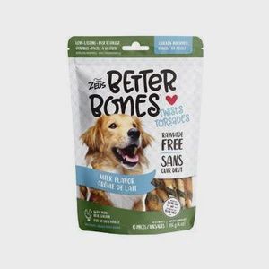 Zeus Better Bones Milk Ckn wrapped Twists 12.5cm 10pk