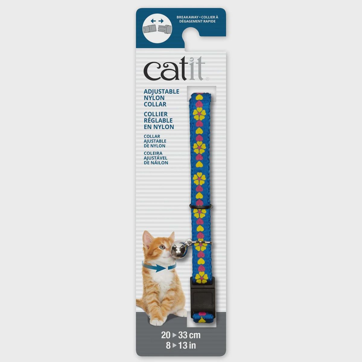 Catit Adjustable Collar blue flower