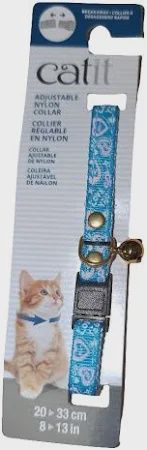 Catit Adjustable Nylon Collar blue rvts