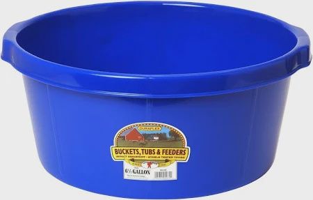 Plastic All Purpose tub 6.5gal blue