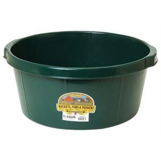 Plastic All Purpose tub 6.5gal green