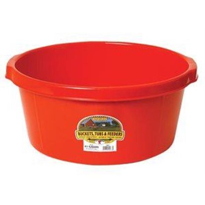 Plastic All Purpose tub 6.5gal red