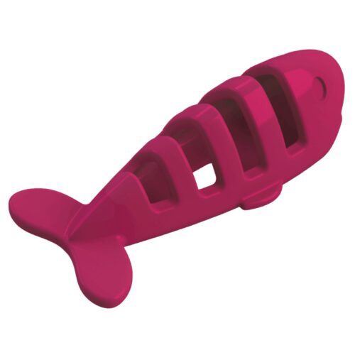 Aikkiou Cat Treat Toy Fish pink