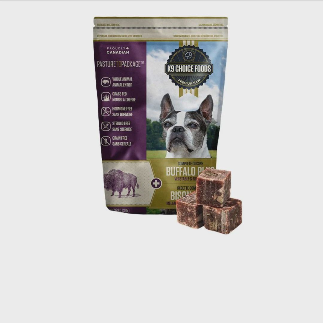 K9 Choice Frozen Buffalo Plus Lil Guys Plus Raw Food 1.36kg