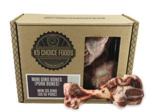 K9 Choice Frozen Whole Dino Beef Bones Raw Food 1.36kg