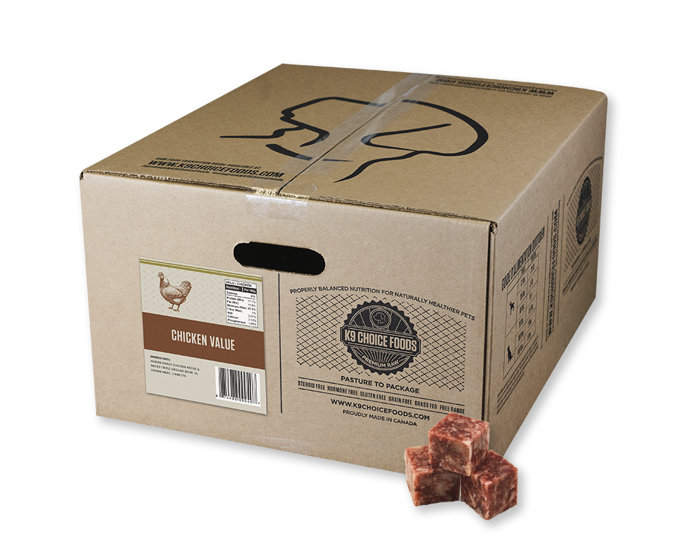K9 Choice Frozen Chicken Valu Box 40Lb