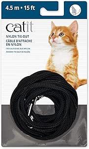 Catit Nylon Tie Out black