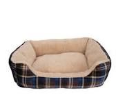 Dog It Rectangular Mattress Bed Grey/White