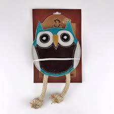 Farmer Brown Suede Owl