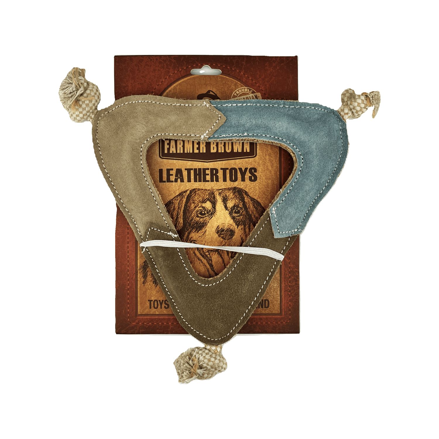 Farmer Brown Triangle Suede Multicolored