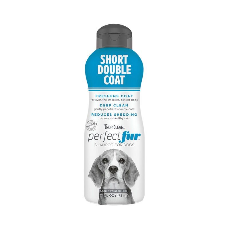 TropiClean Short Double Coat Shampoo 16oz