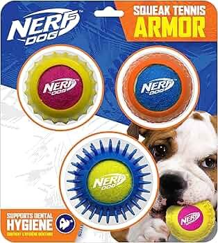 Nerf Dog Tennis Armor Ball 3Pk