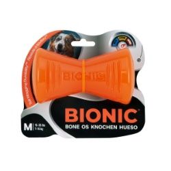 Bionic Bone Dog Toy Med Orange