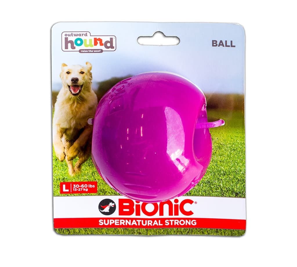 Outward Hound Bionic Ball Lg purple
