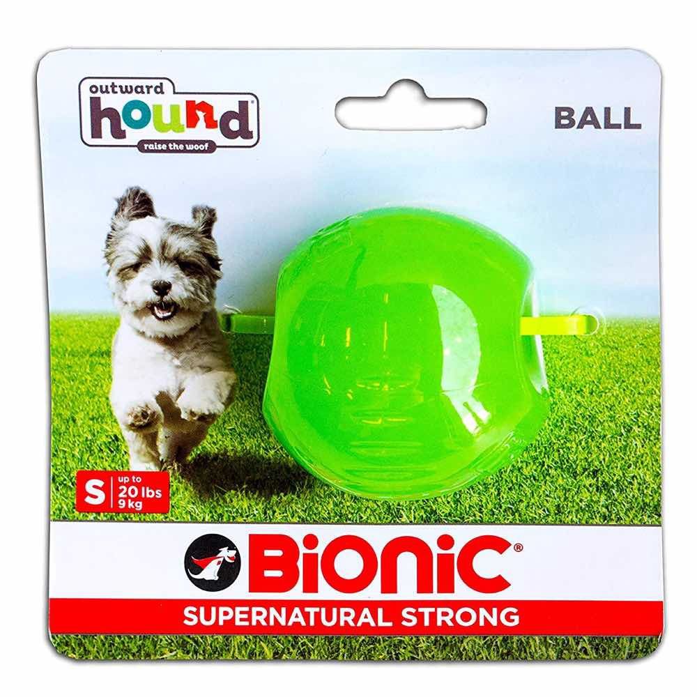 Outward Hound Bionic Ball small green