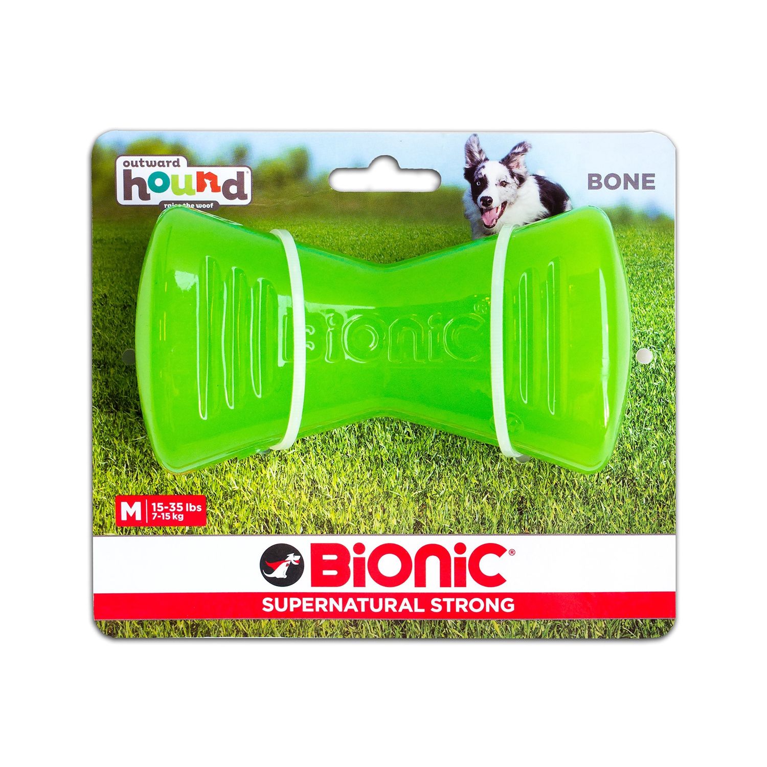 Outward Hound Bionic Bone Med green