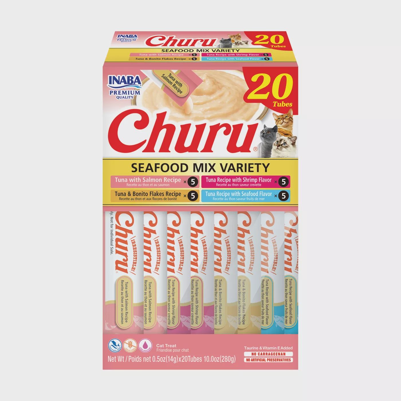 Churu Puree Seafood Variety Box 10oz 20pk