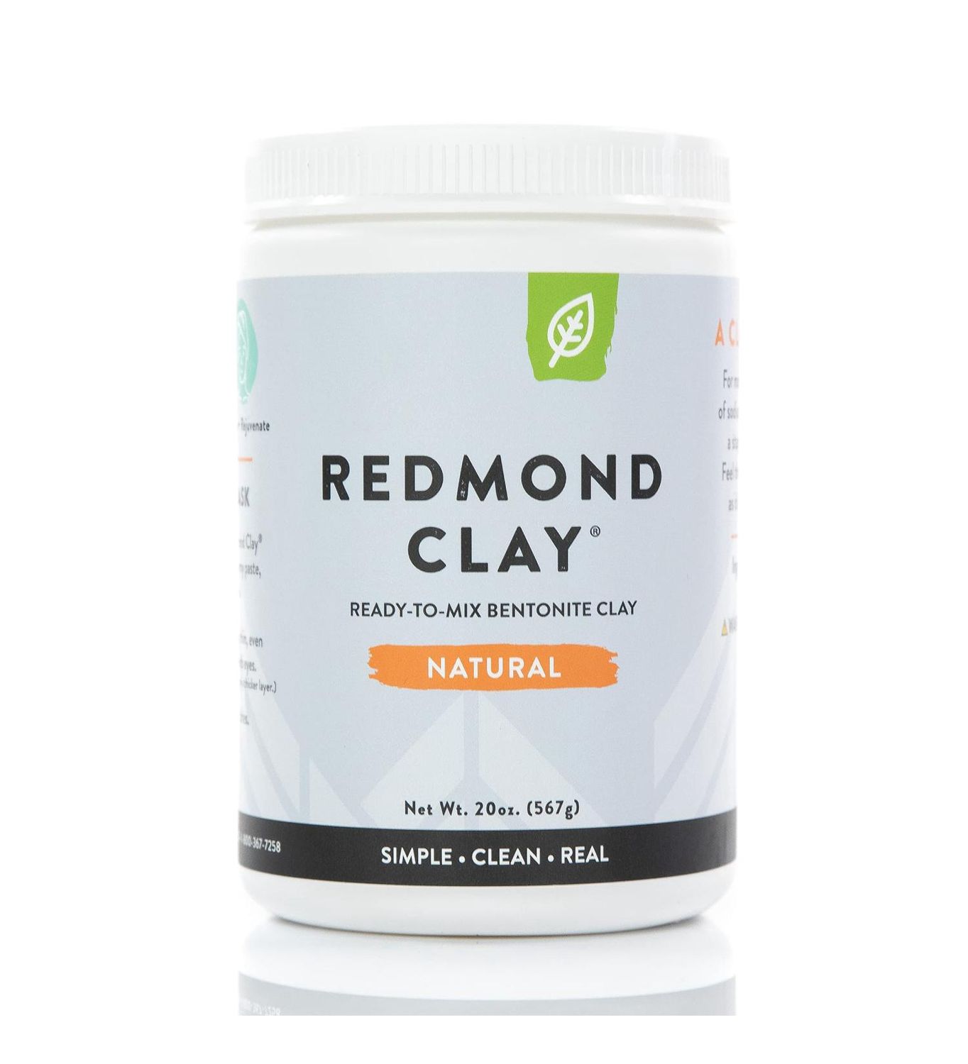 Redmond Life Bentonite Clay 567g Jar