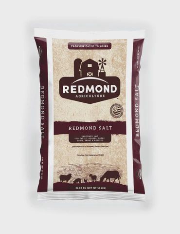 Redmond Unrefined Salt 50Lb Bag