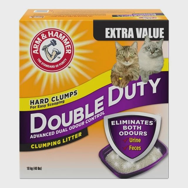 Arm &amp; Hammer Double Duty Clumping Litter 18kg