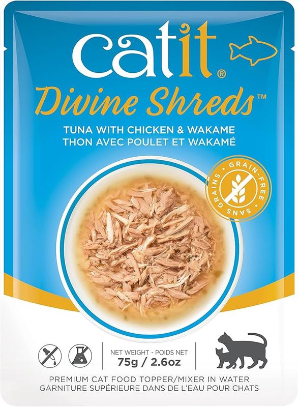 Cat It Divine Shreds Ckn Tuna Wakame 75g