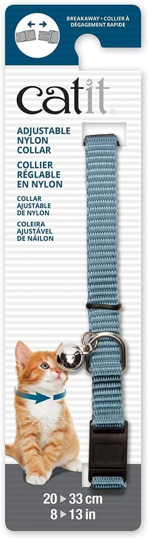 Cat It Expandable Nylon Collar 20-30cm Blue