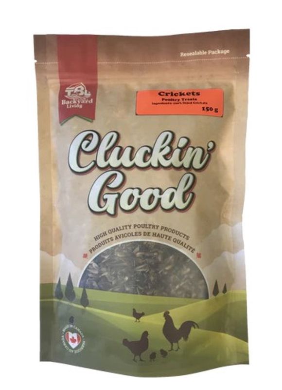 Cluckin Good Crickets Chicken Treats 200g