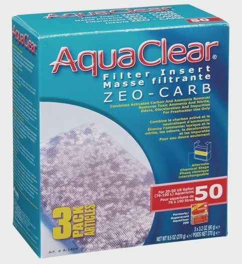 Aqua Clear 50 Zeo Carb 3pk