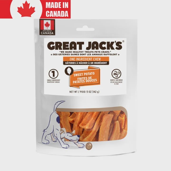 Great jacks Dog Treat 100g - Sweet potato