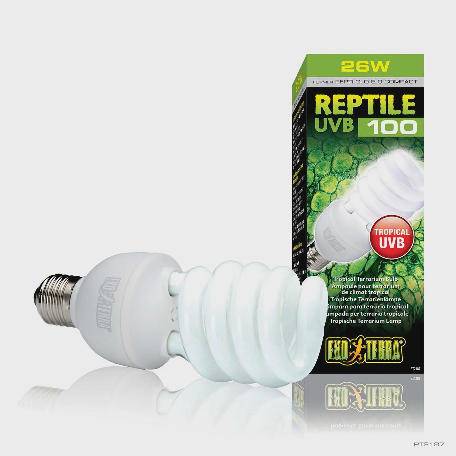 Exo Terra UVB 100 Tropic Terrarium Bulb 110V 26W