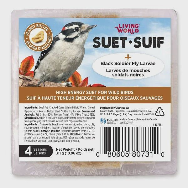 LW Wild Bird Suet Peanut Butter 311g