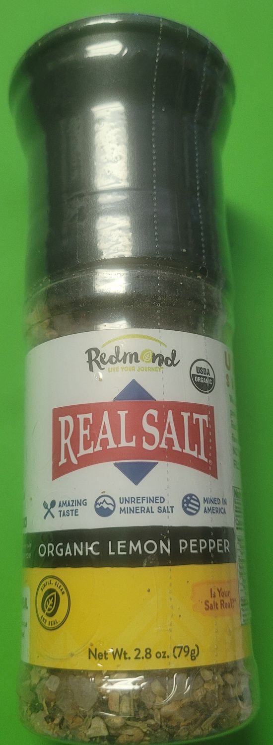 Real Salt-Lemon Pepper Grinder-79g
