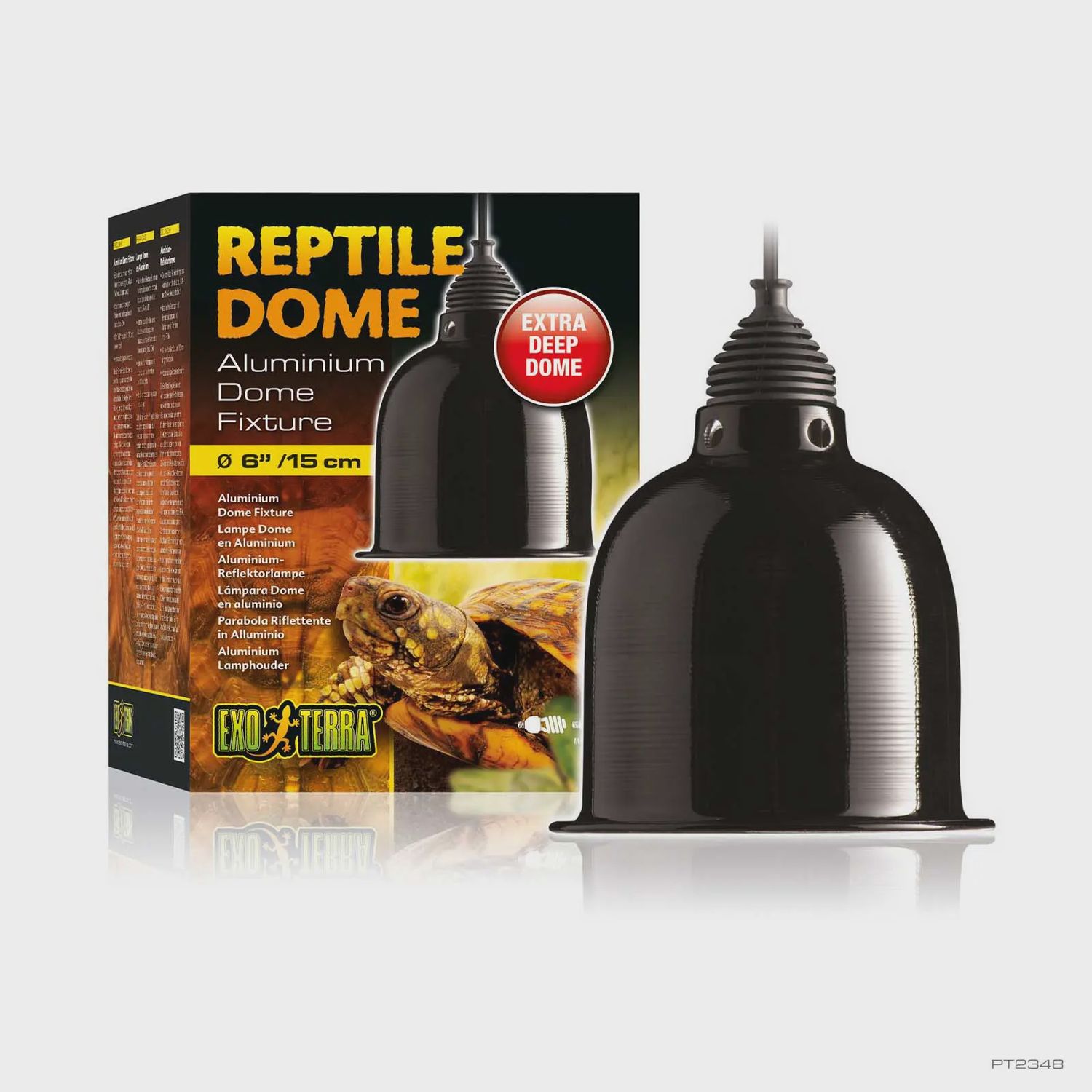 Exo Terra Aluminum Dome Fixture small