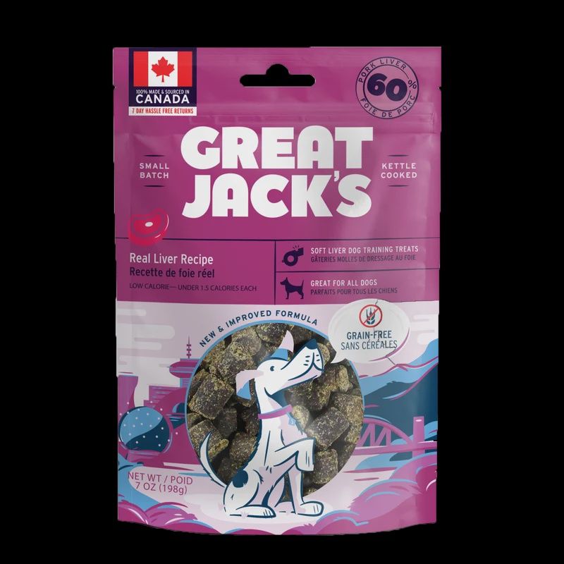 Great Jacks GrFree Pork Liver 56g