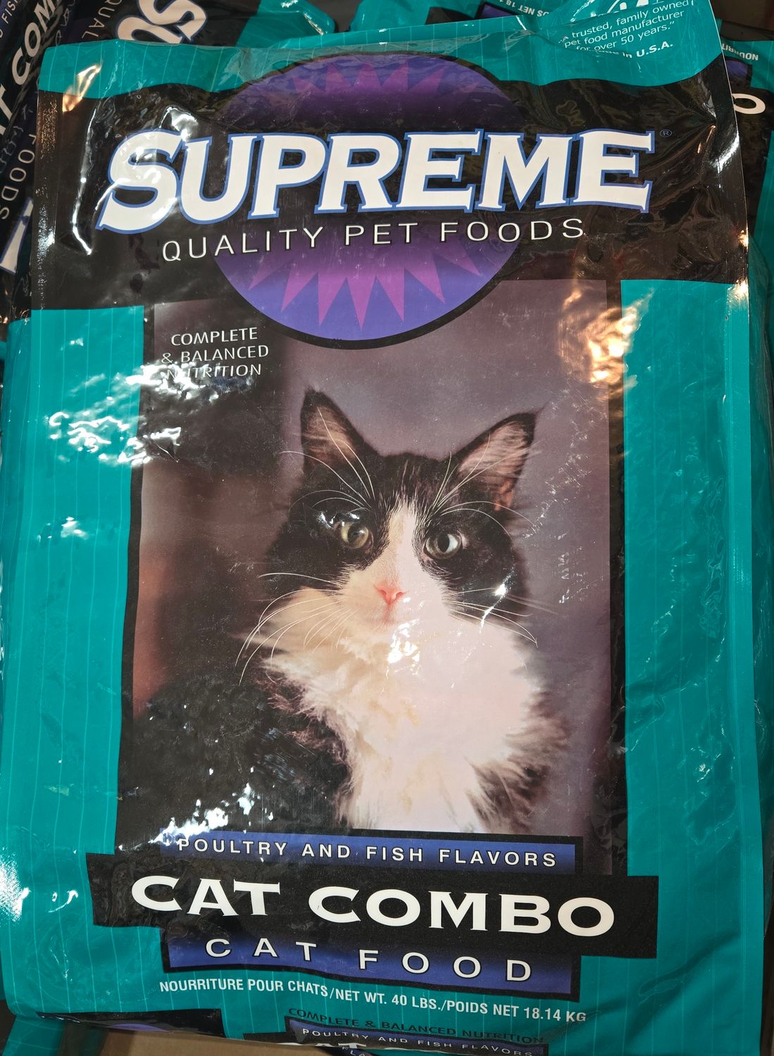 Supreme Cat Combo Cat Food 40LB