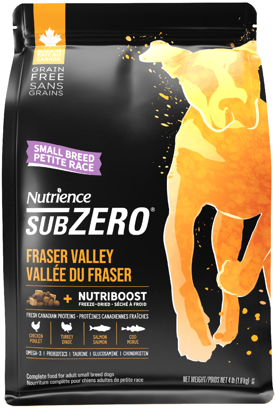 Nutrience Sub Zero Fraser Valley Sm Breed 1.8kg
