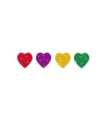 Hearts, Multicolor Chart Seals