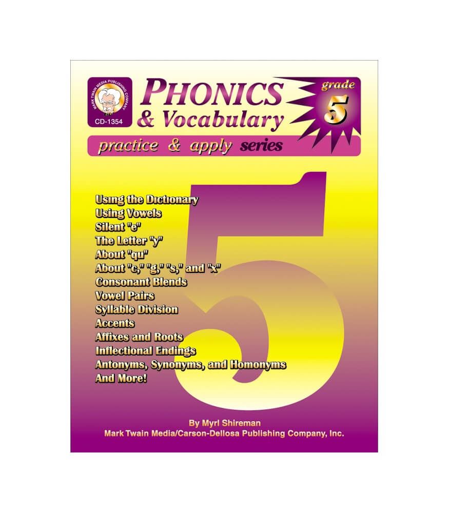 Phonics &amp; Vocabulary Skills, Grade 5