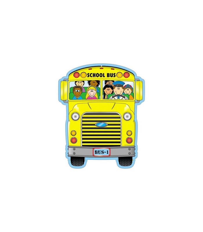 School Bus Two,Sided Decoration