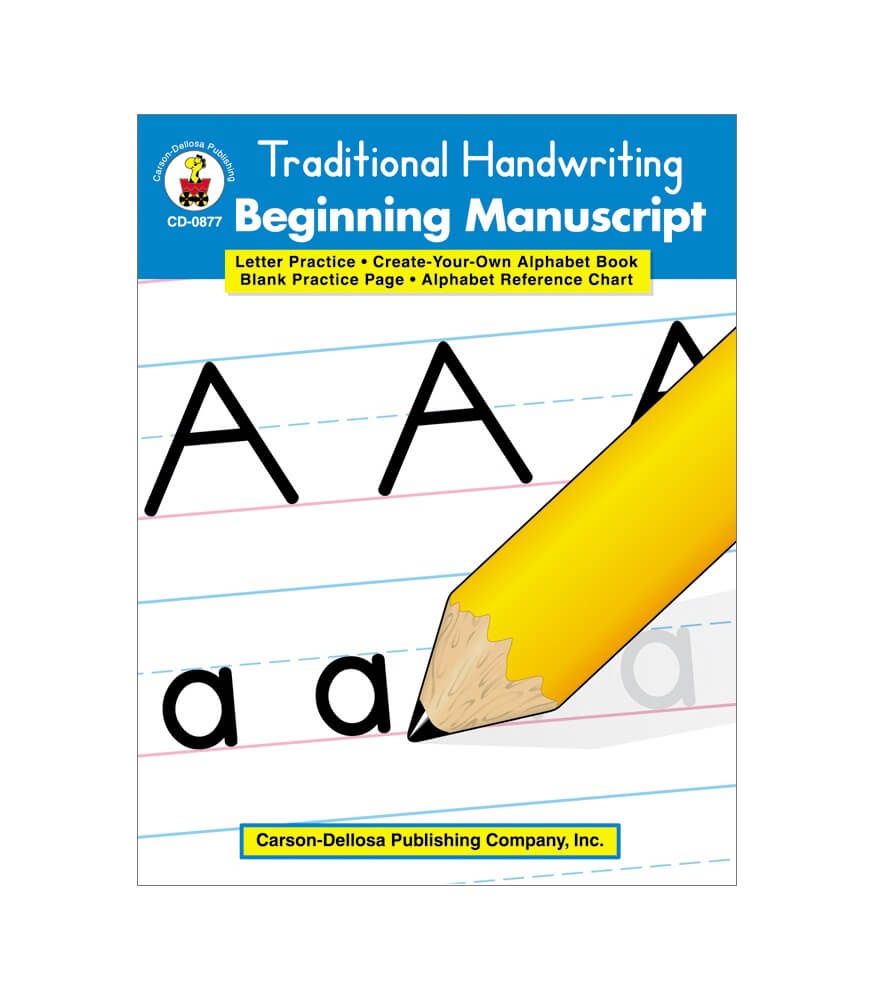 Traditional Handwriting: Beginning Manuscript, Grades K , 2