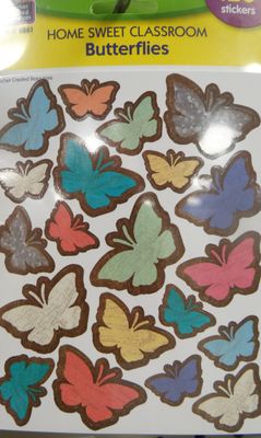 Home Sweet Classroom Butterflies Stickers